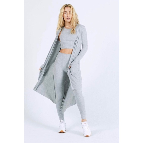 Joah Brown Sweaters - Joah Brown Soleil Ribbed Cardigan “Heavy Grey Rib”